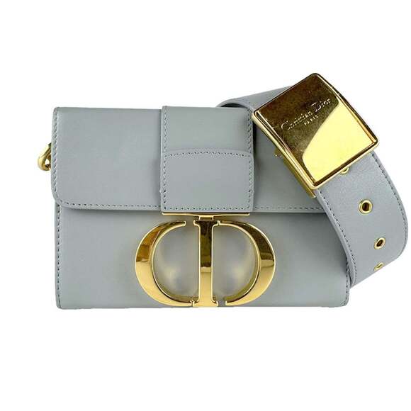 Dior Handbags - CHRISTIAN DIOR Gray Leather Shoulder Bag